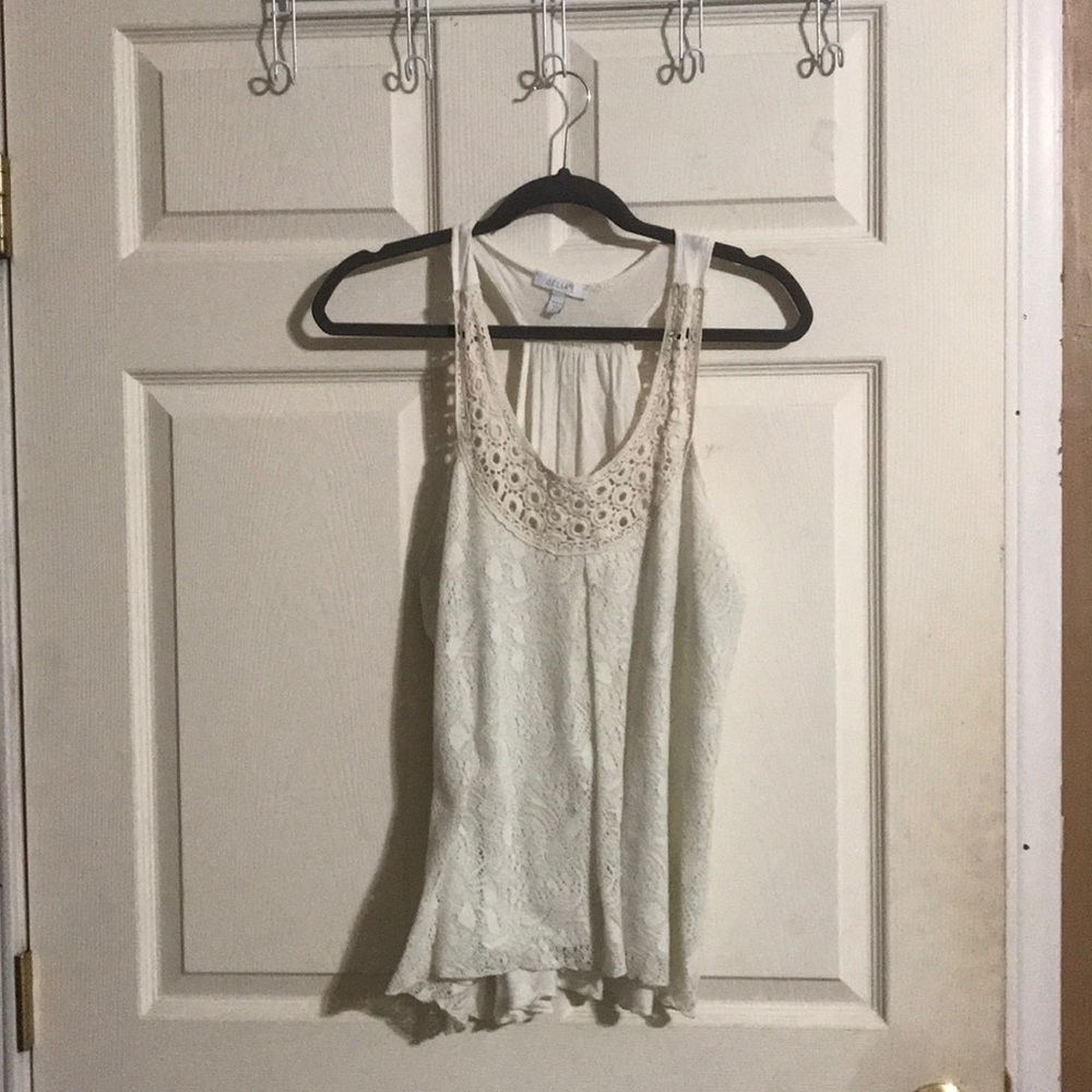 Knit flowy blouse